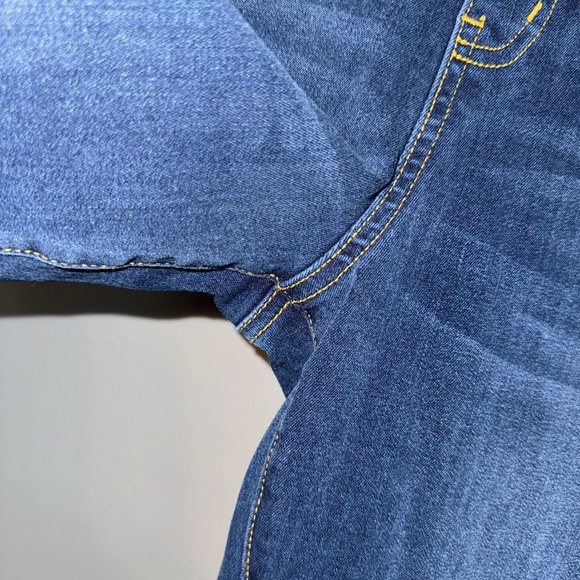 Betabrand Straight-Leg 4-Pocket Yoga Denim Dark Wash Size XL - Picture 5 of 8